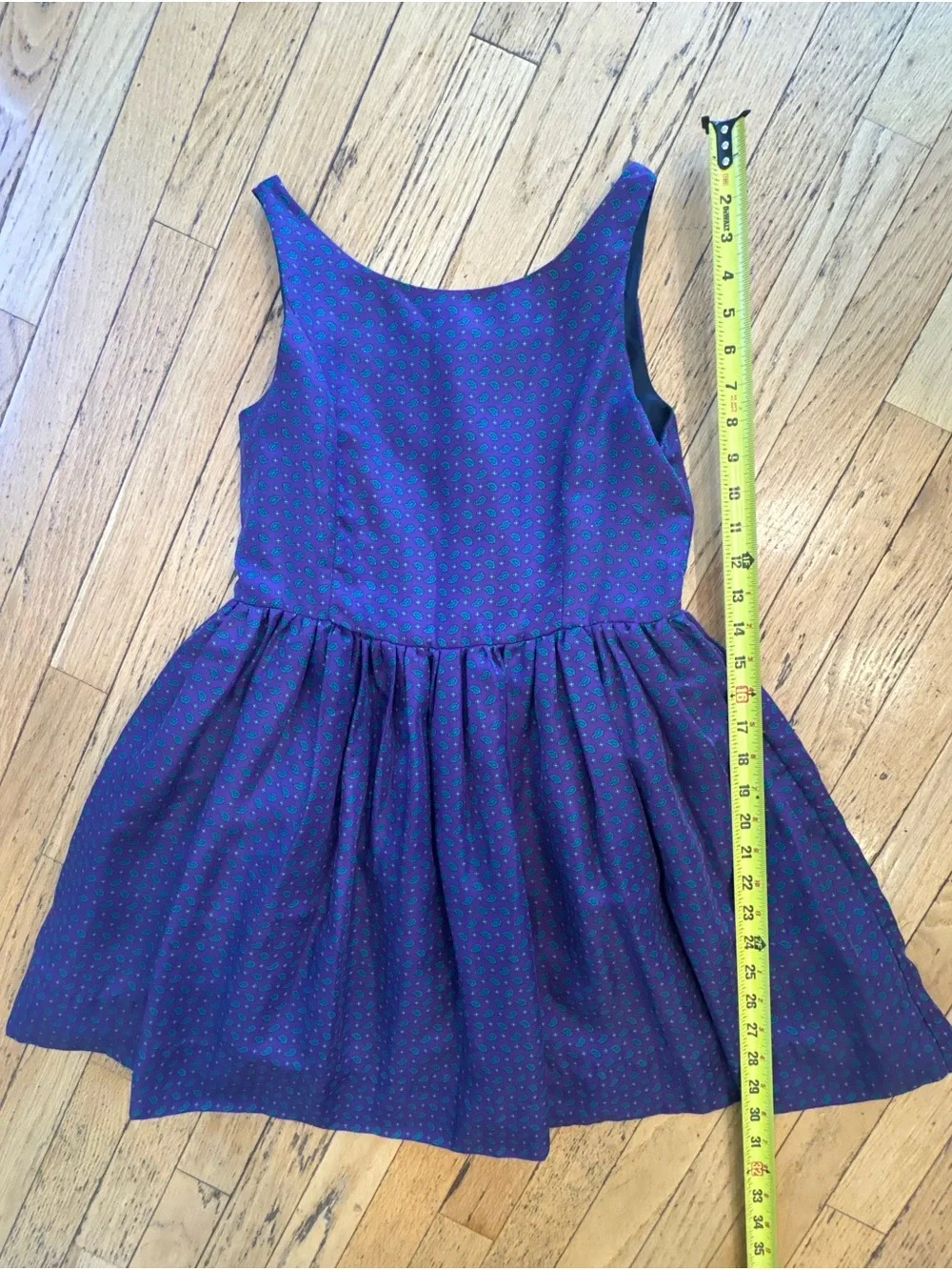 Ralph Lauren Girls Purple Paisley Twirl Dress